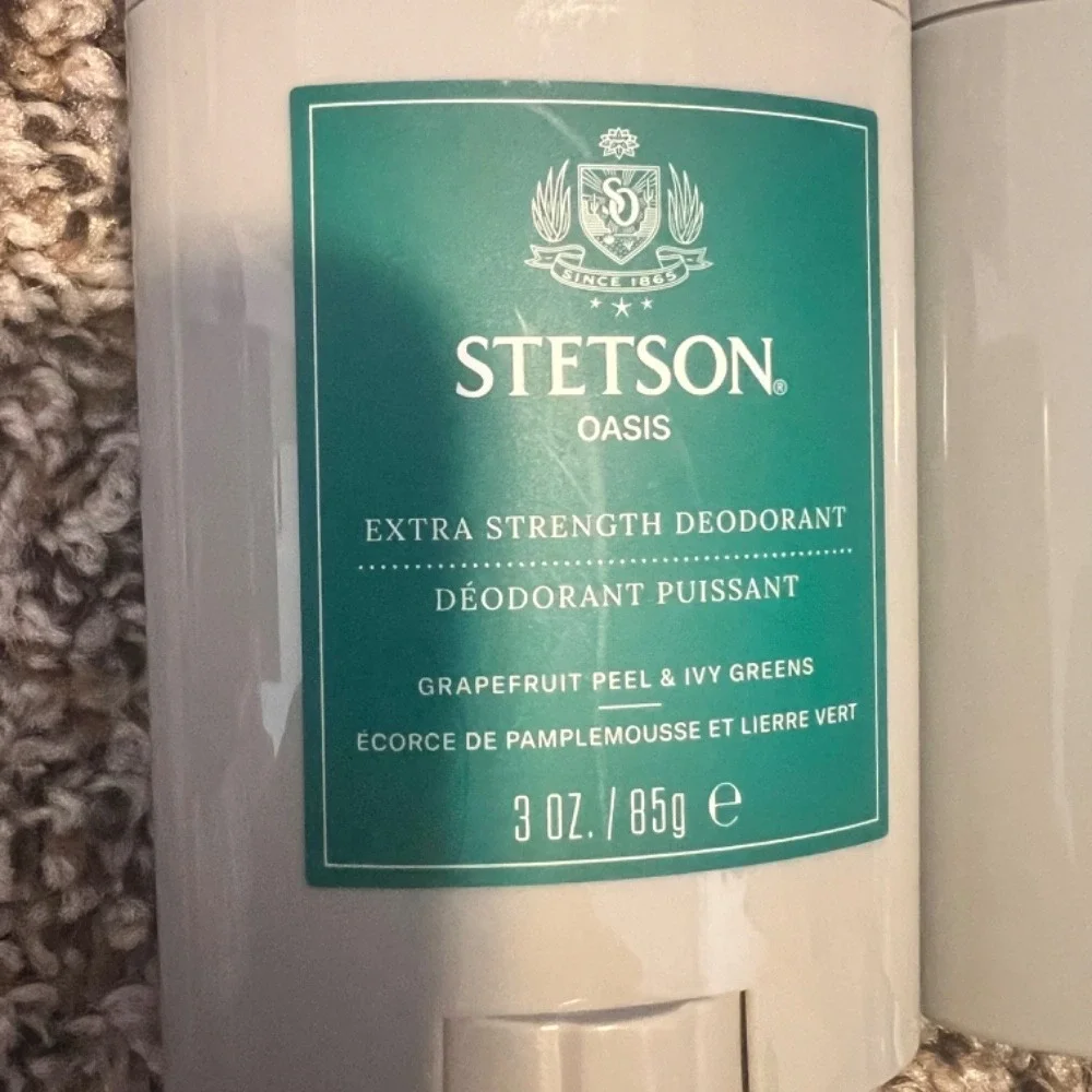 Stetson Oasis Extra Strength Deodorant Grapefruit Peel &‎ Ivy Greens 3 oz Set 2